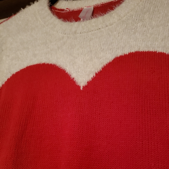 Juniors No Boundries Mrs Claus Sweater Dress Large - Picture 3 of 6